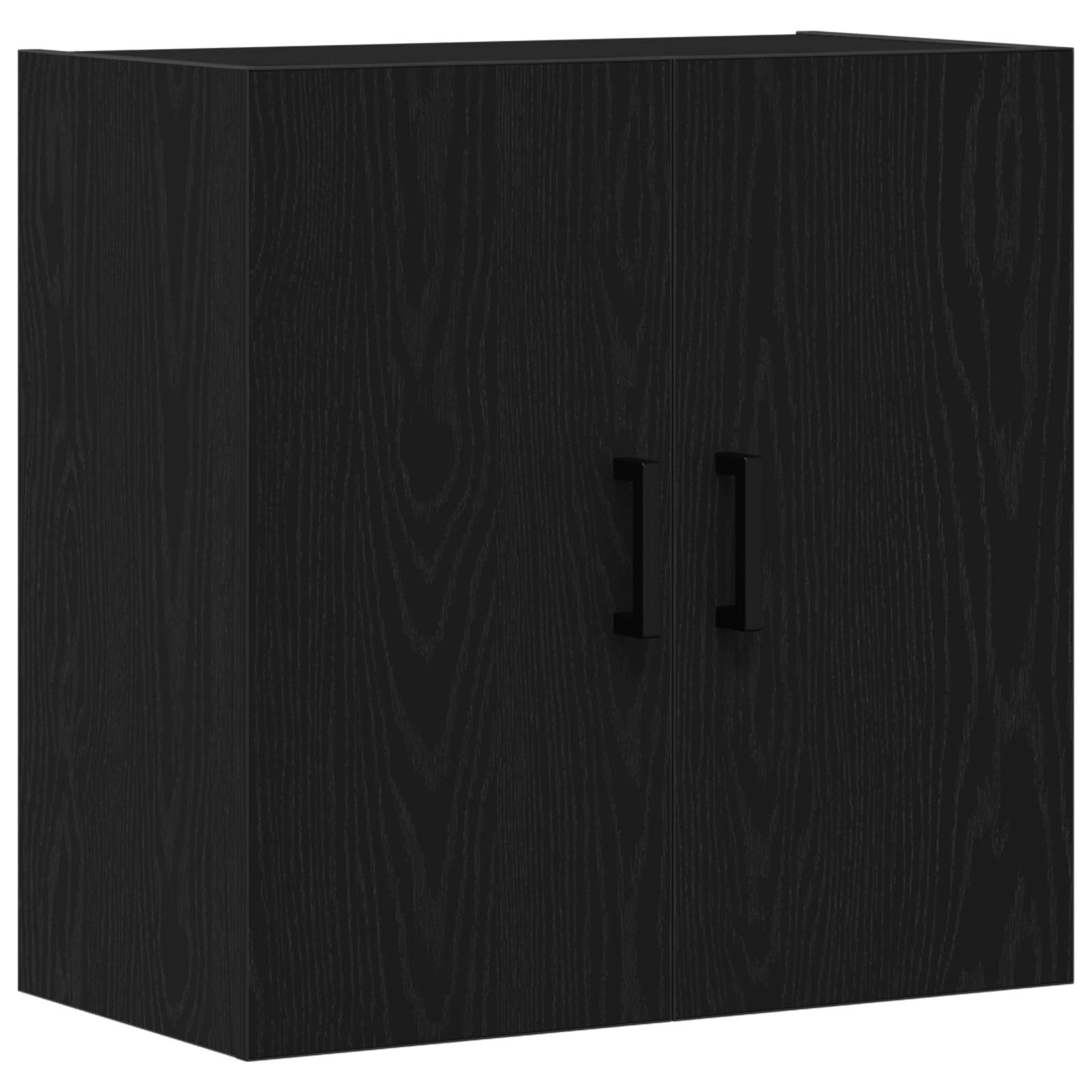 vidaXL Wandschrank Schwarz Eiche 60x31x60 cm Holzwerkstoff