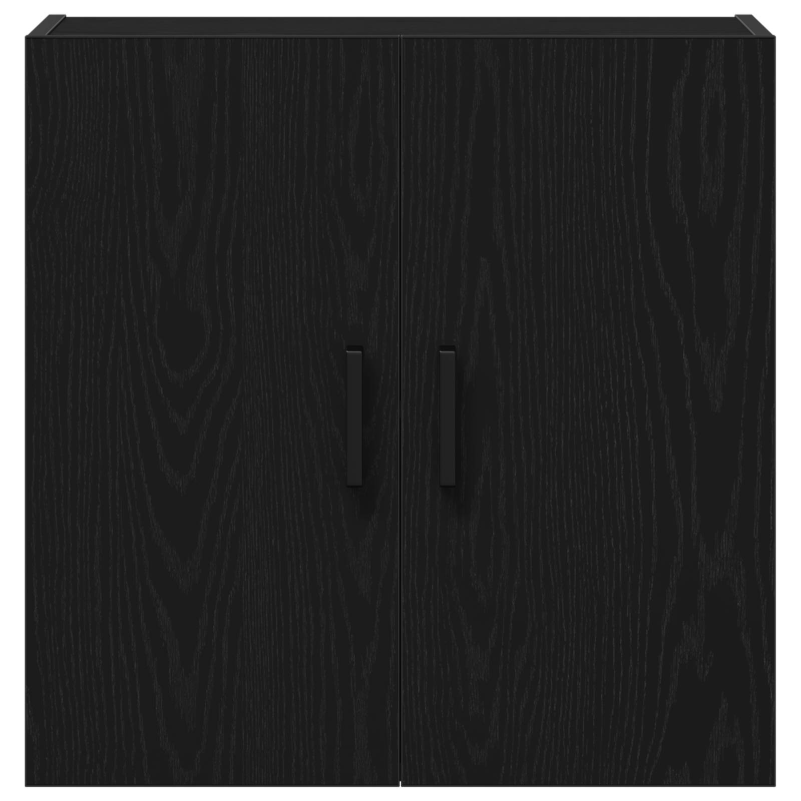 vidaXL Wandschrank Schwarz Eiche 60x31x60 cm Holzwerkstoff