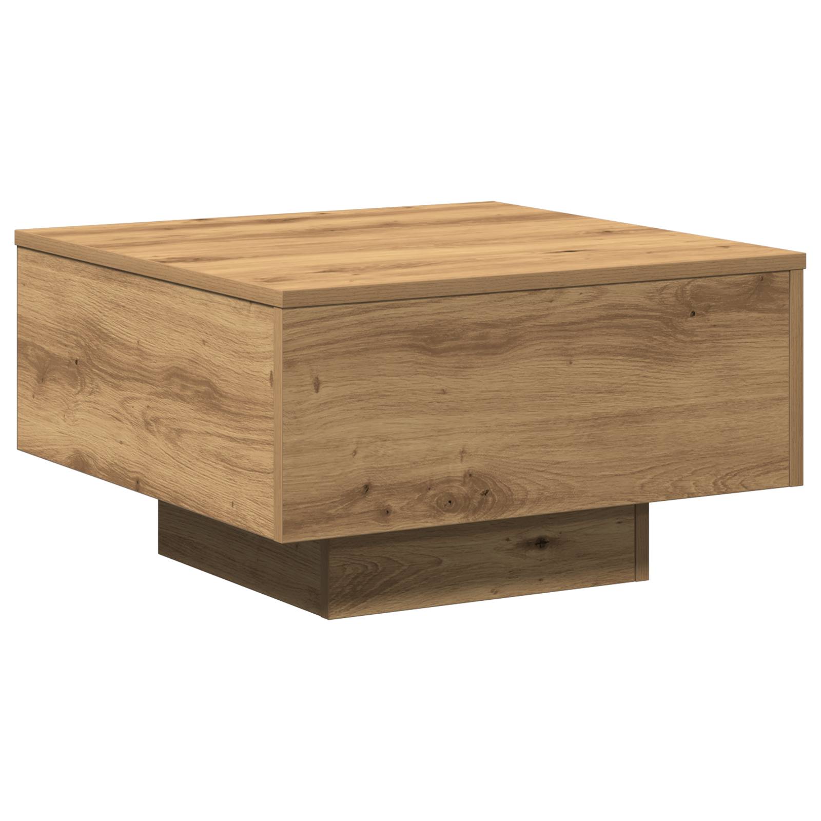 vidaXL Couchtisch Artisan Eiche 55x55x31 cm Holzwerkstoff