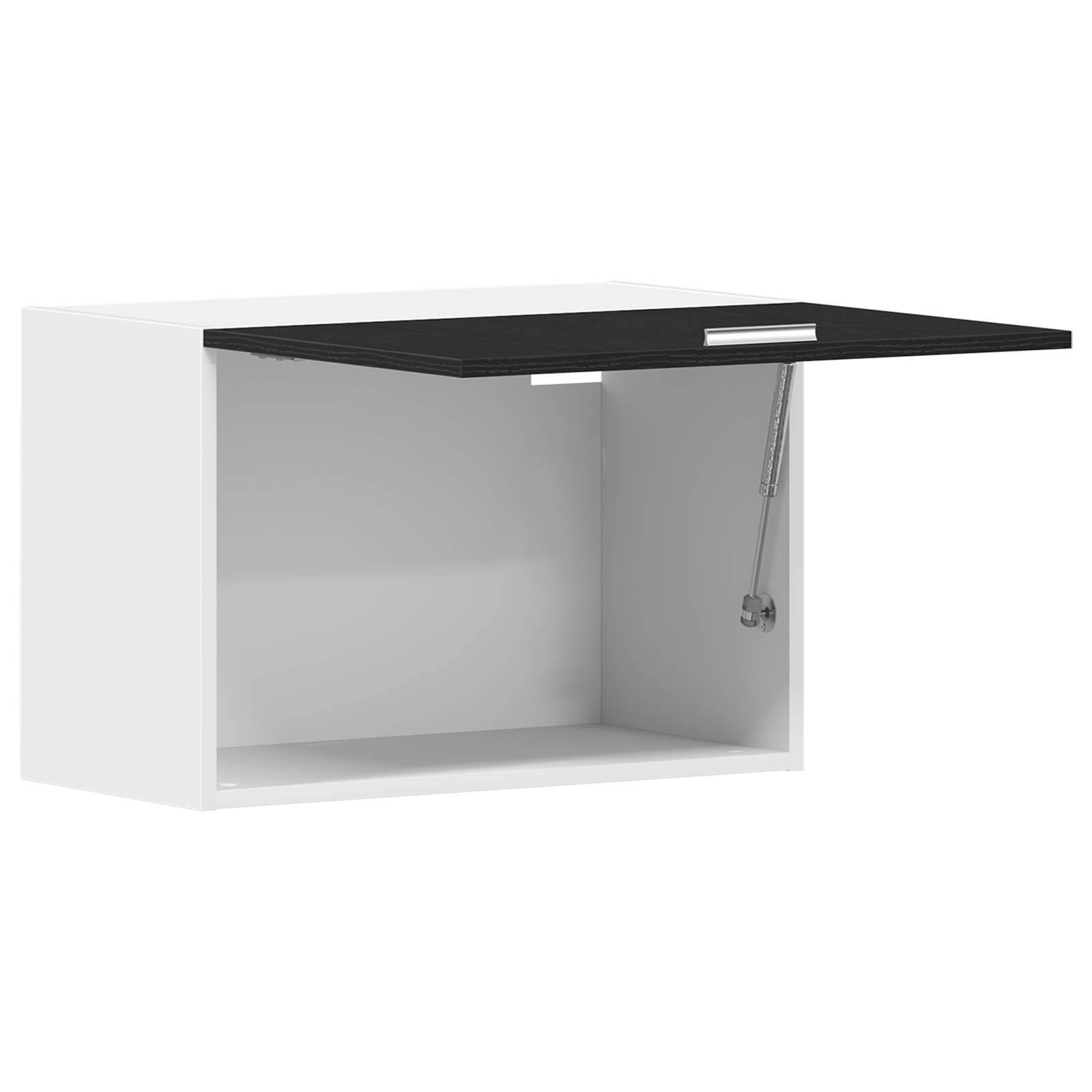 vidaXL Hängeschrank Schwarz Eiche 60x31x60 cm Holzwerkstoff