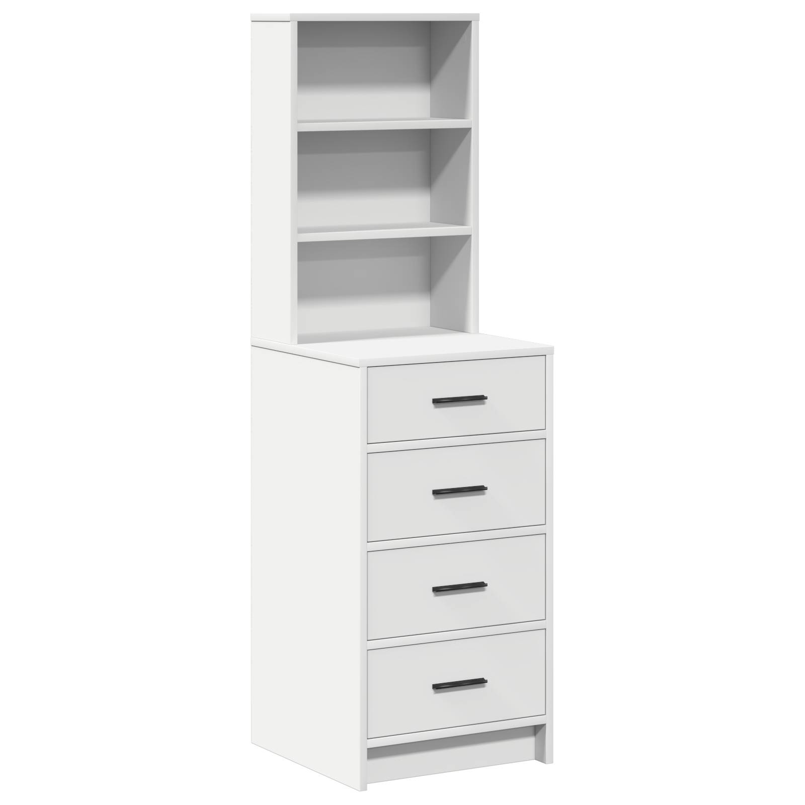 vidaXL Highboard Weiß 40x41x135 cm Holzwerkstoff