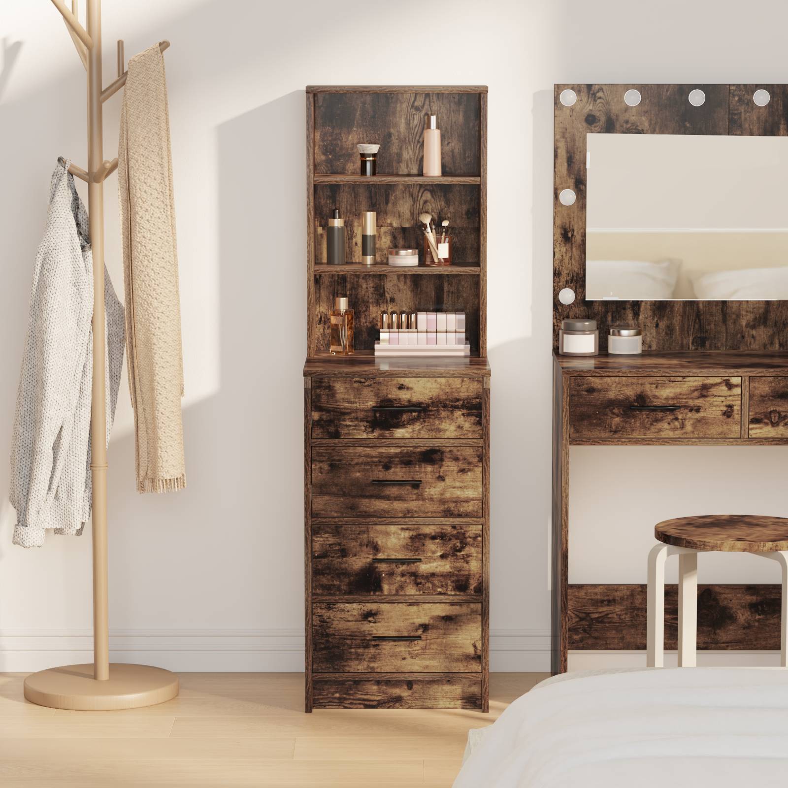 vidaXL Highboard Räuchereche 40x41x135 cm Holzwerkstoff
