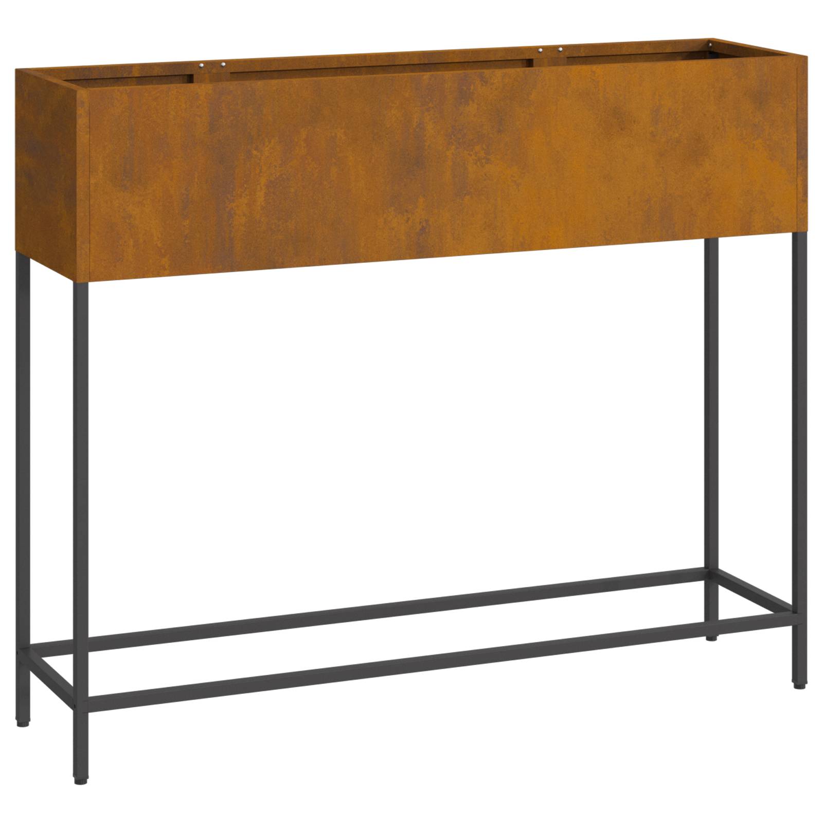 vidaXL Hochbeet 100x26x82 cm Cortenstahl