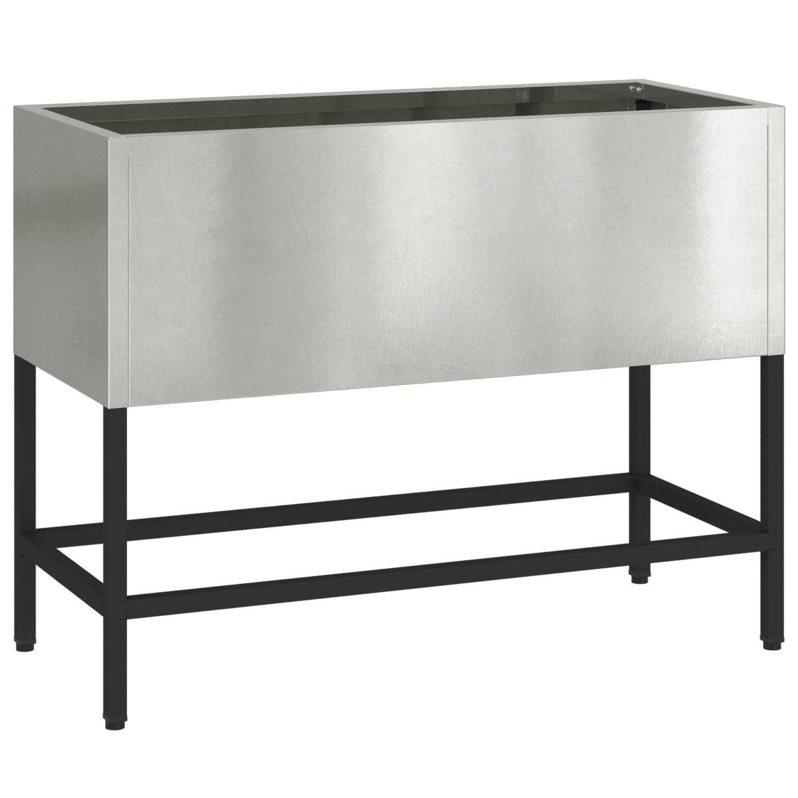 vidaXL Hochbeet 60x26x45 cm Edelstahl