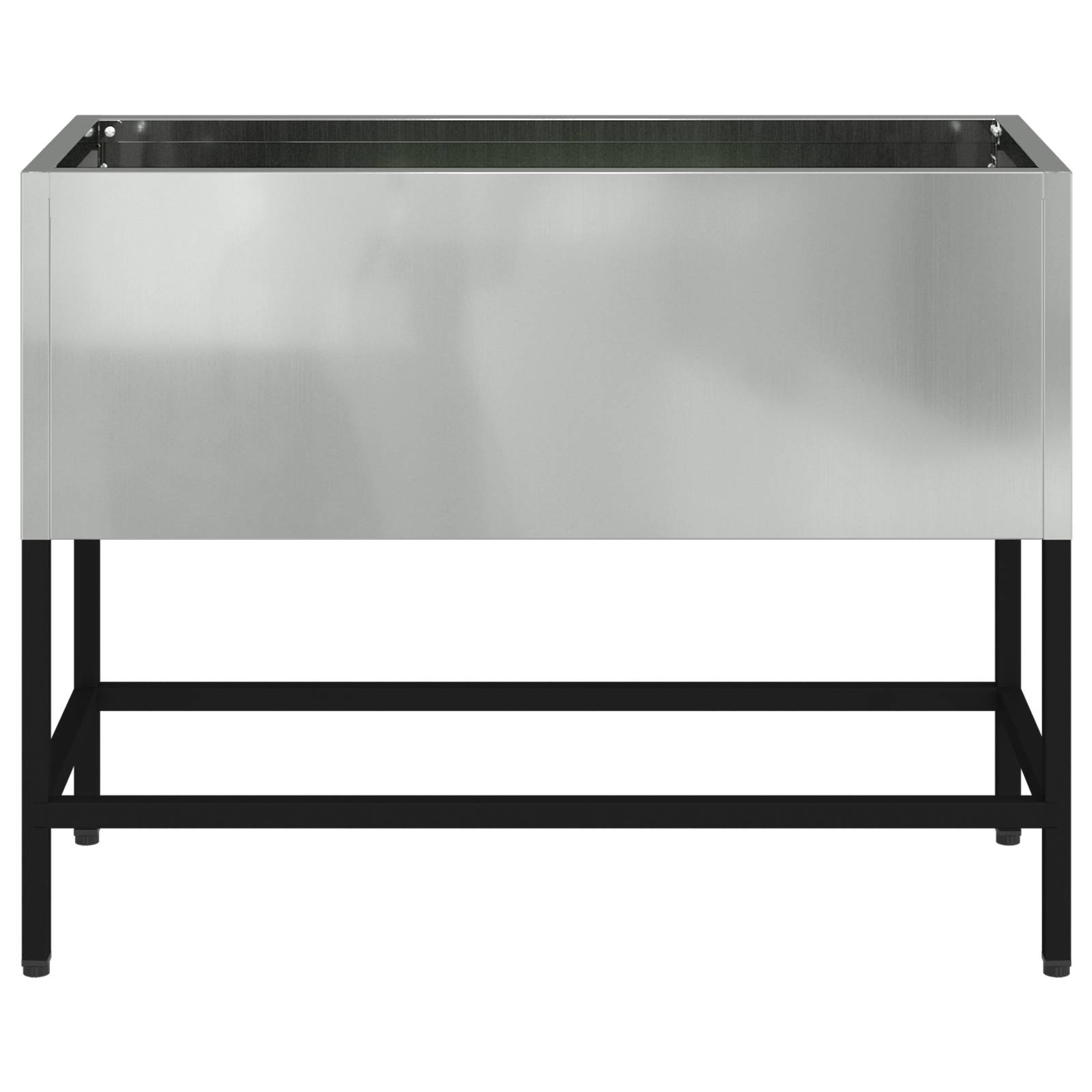 vidaXL Hochbeet 60x26x45 cm Verzinkter Stahl