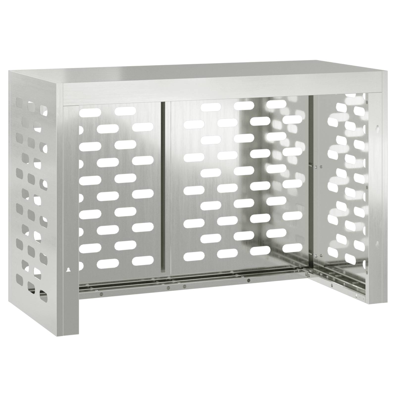 vidaXL Klimaanlagenabdeckung 90x40x60 cm Verzinkter Stahl