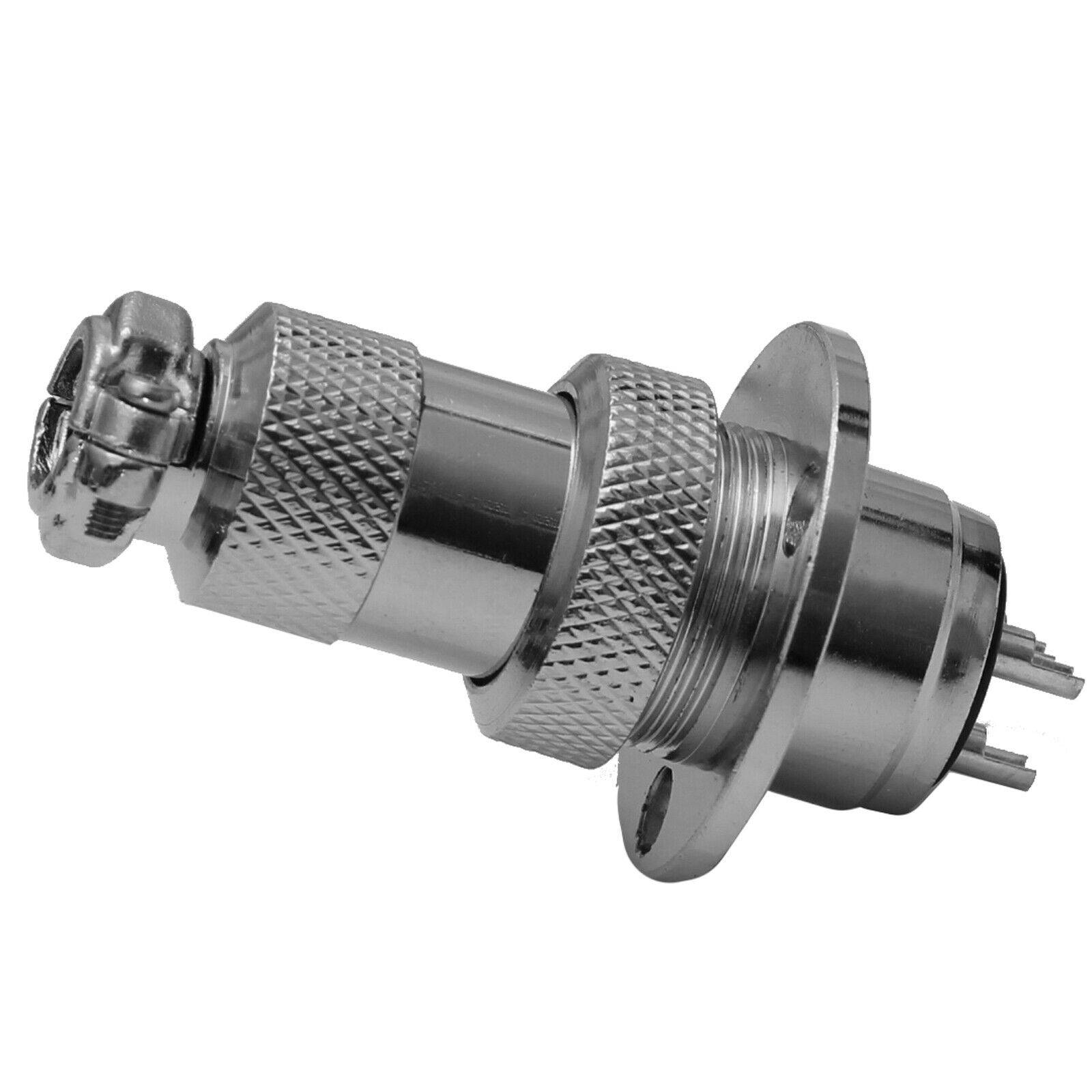 Einbaustecker Steckverbindung Borddurchführung Steckdose Wasserdicht Hochstrom 19mm 9 Pin