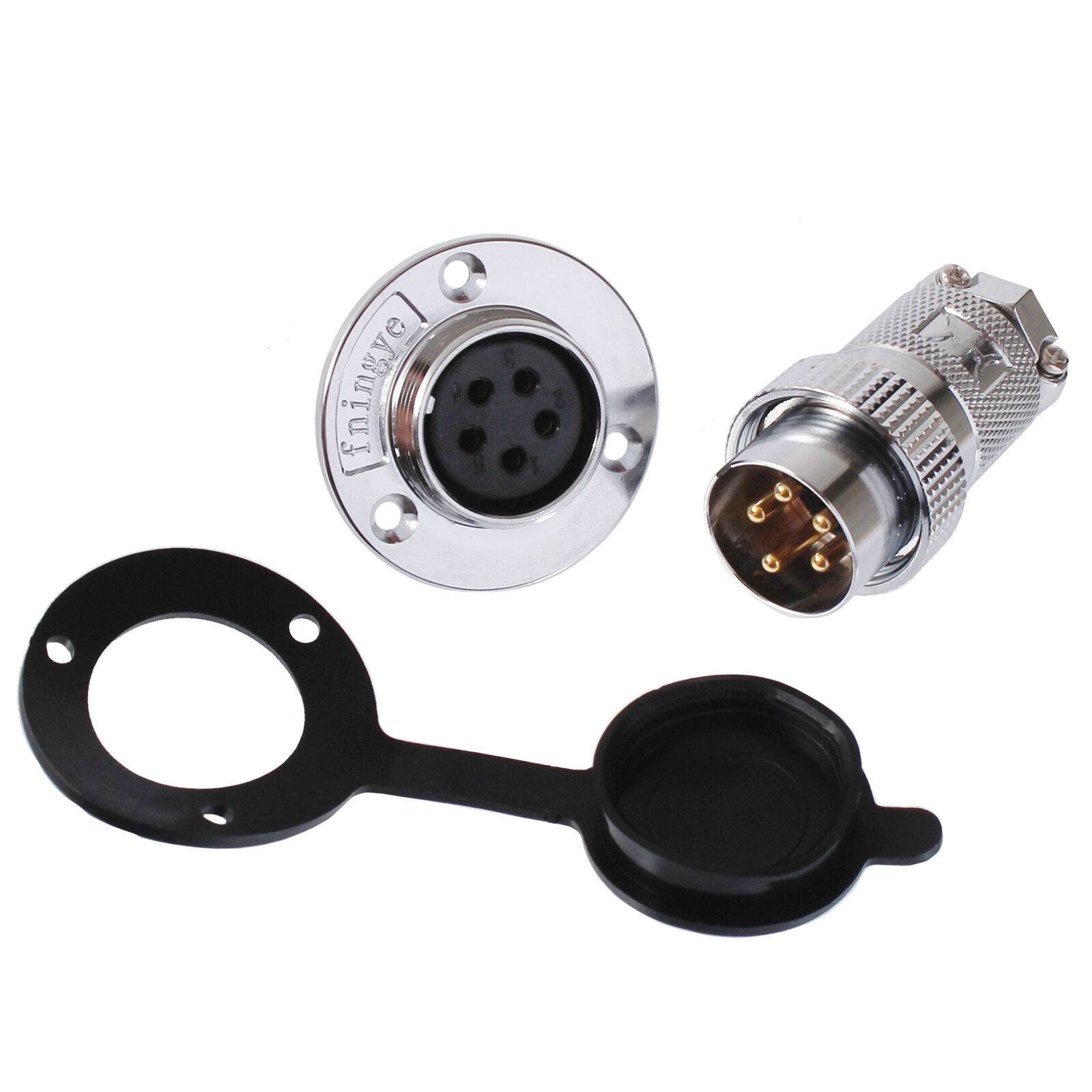 Einbaustecker Steckverbindung Flansch Stecker Kupplung Flanschstecker Hochstrom 5