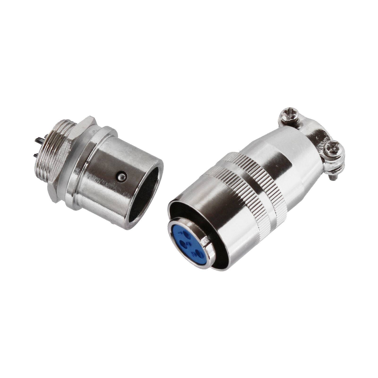 Einbaustecker Steckverbindung mit Federverschluss Borddurchführung Kupplung Ø12mm 3