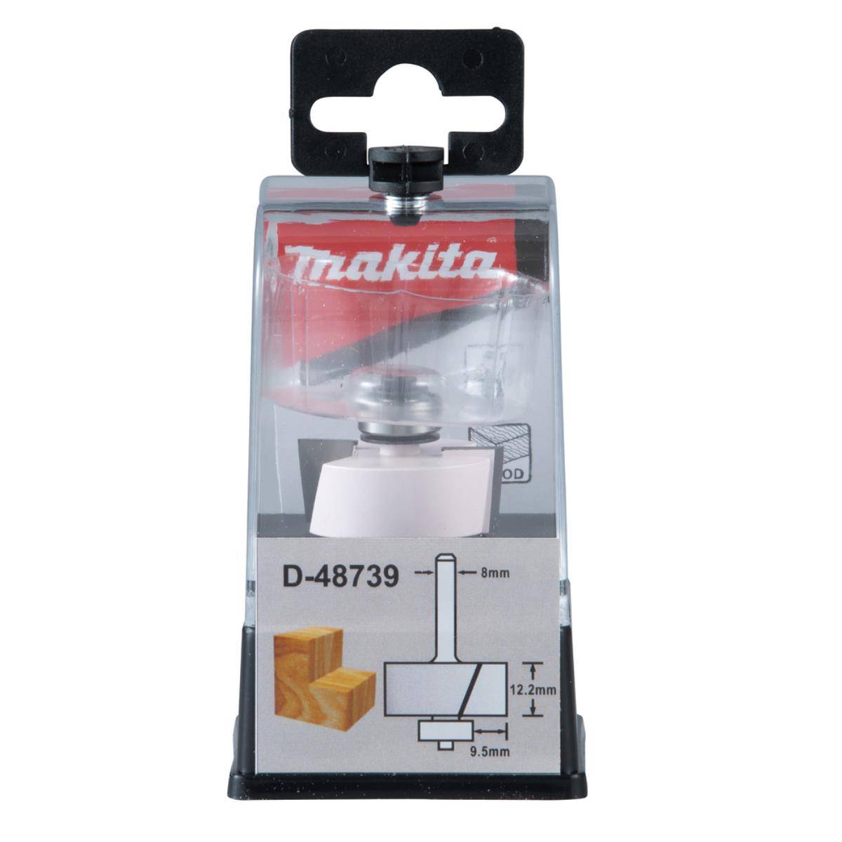 Makita Falzfräser mit Anlauflager, Ø 31,8 mm Ø 31,8 mm • 8 mm • 12,2 mm Höhe