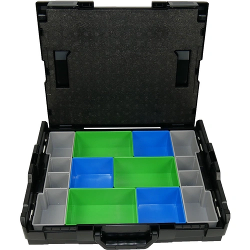 BS Systems L-Boxx 102 schwarz inkl. Inset-Box-Set 8tlg. BS Systems L-Boxx 102 schwarz inkl. Inset-Box-Set 8tlg.