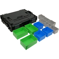 BS Systems L-Boxx 102 schwarz inkl. Inset-Box-Set 8tlg. BS Systems L-Boxx 102 schwarz inkl. Inset-Box-Set 8tlg.