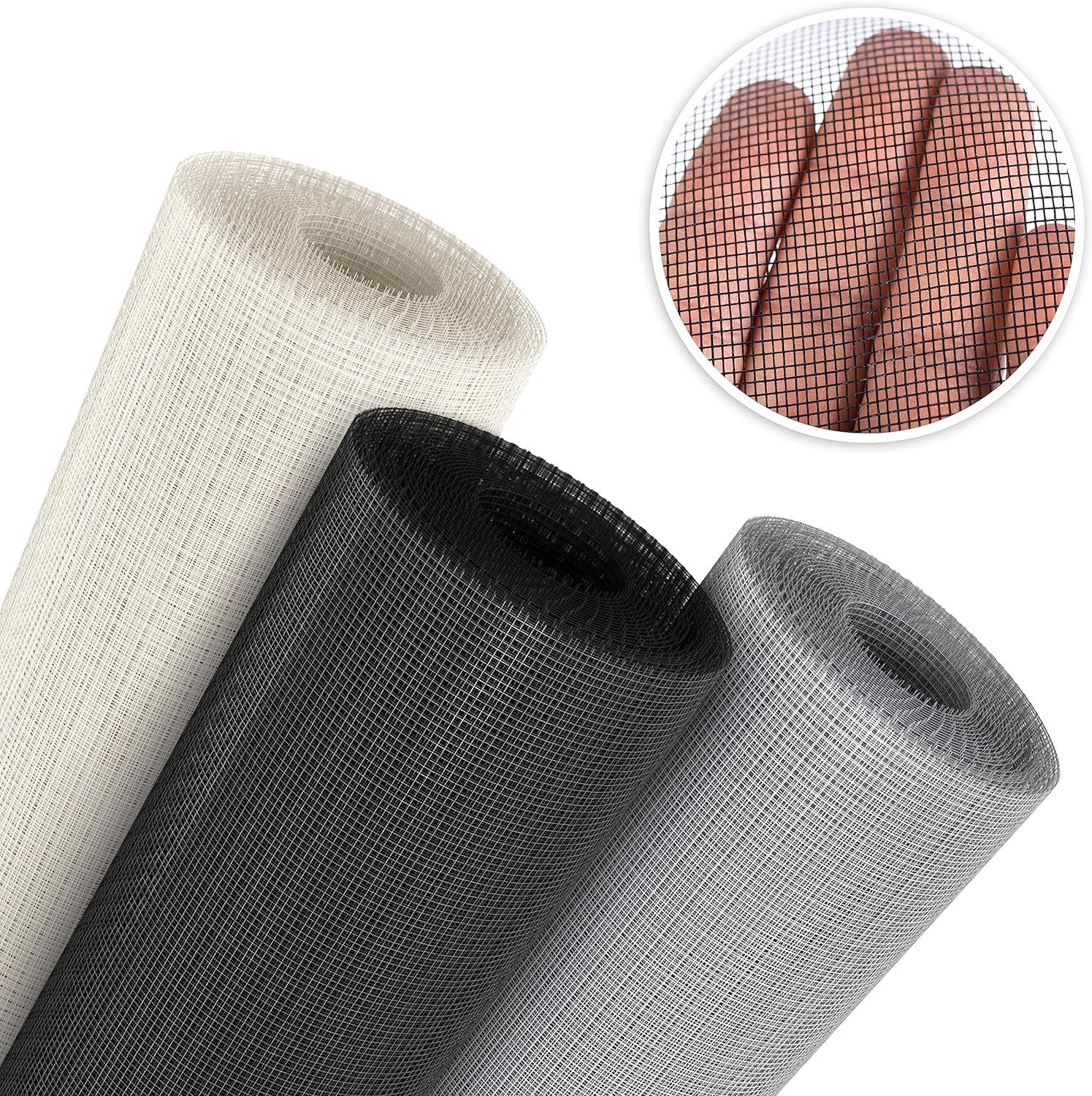 Fliegennetz 1,76€/m² Meterware Fliegengitter Insektenschutz Gitter Fiberglas 1,20 Meter Grau