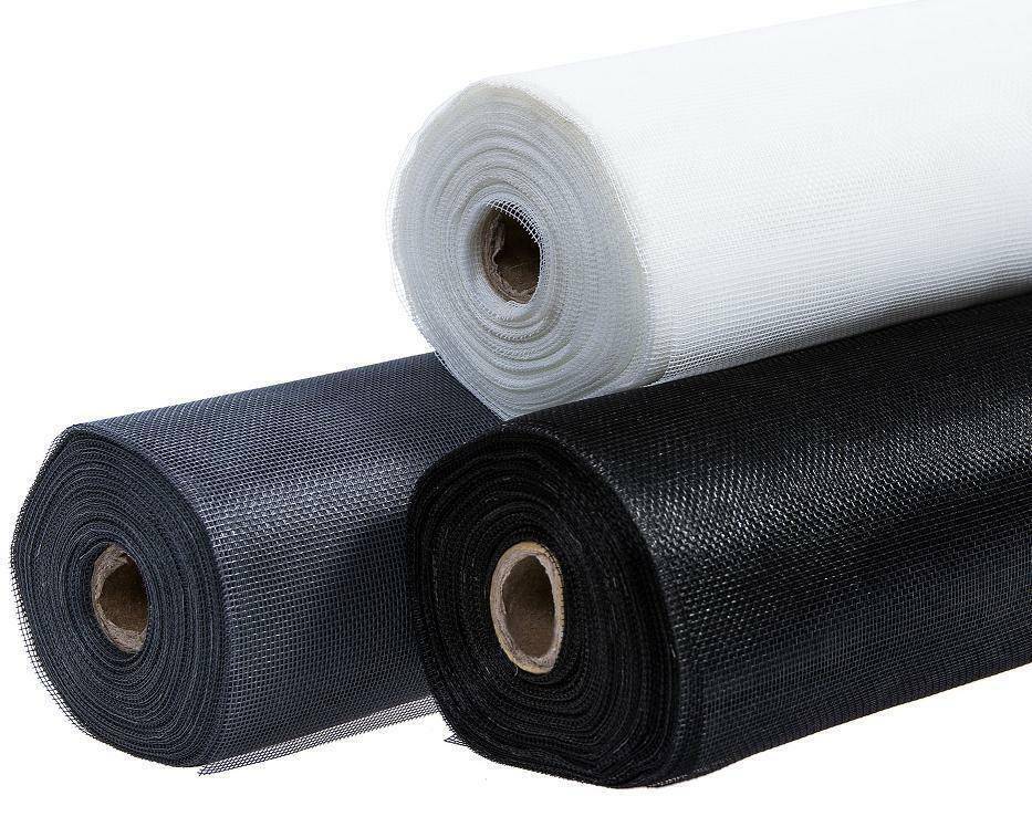 Fliegennetz 1,76€/m² Meterware Fliegengitter Insektenschutz Gitter Fiberglas 1,50 Meter Schwarz