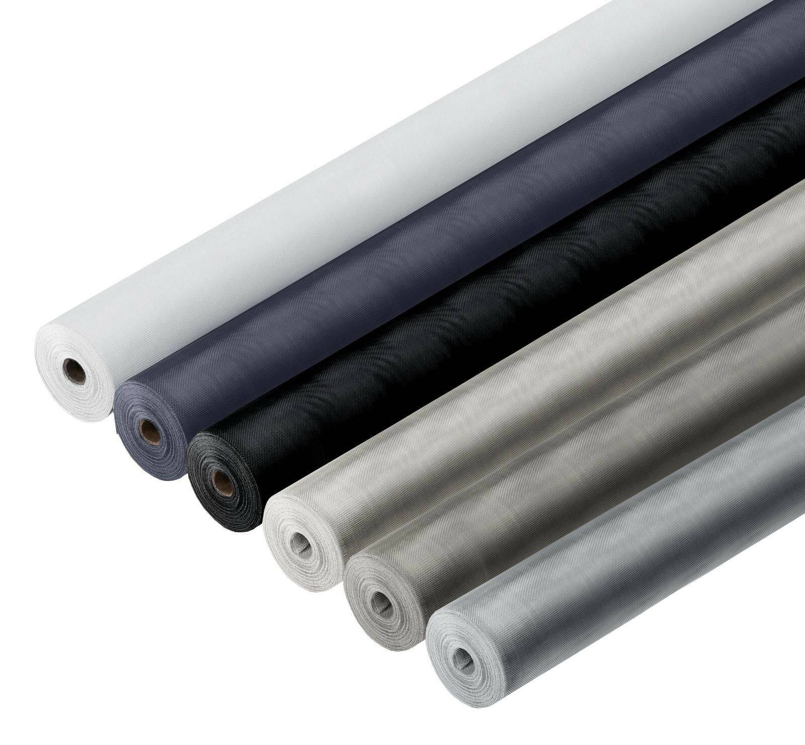 Fliegennetz Insektenschutz Fliegengitter Meterware Insektengitter Drahtgitter Fieberglas Grau 1,2m