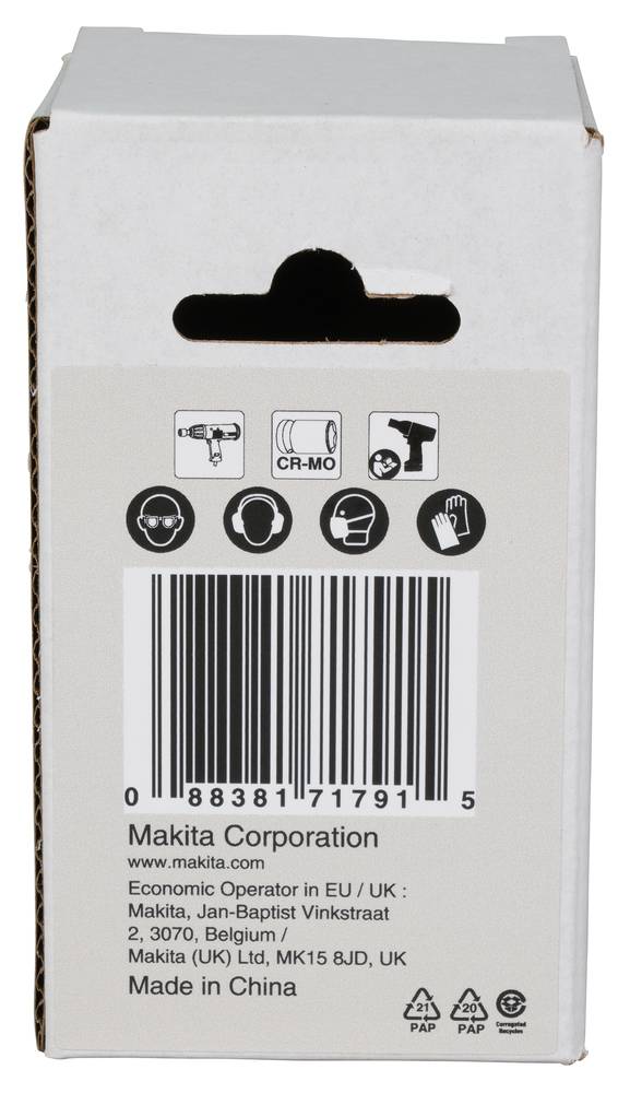 Makita Schlagnuss 3/4" • Vierkant • 32 x 57 mm
