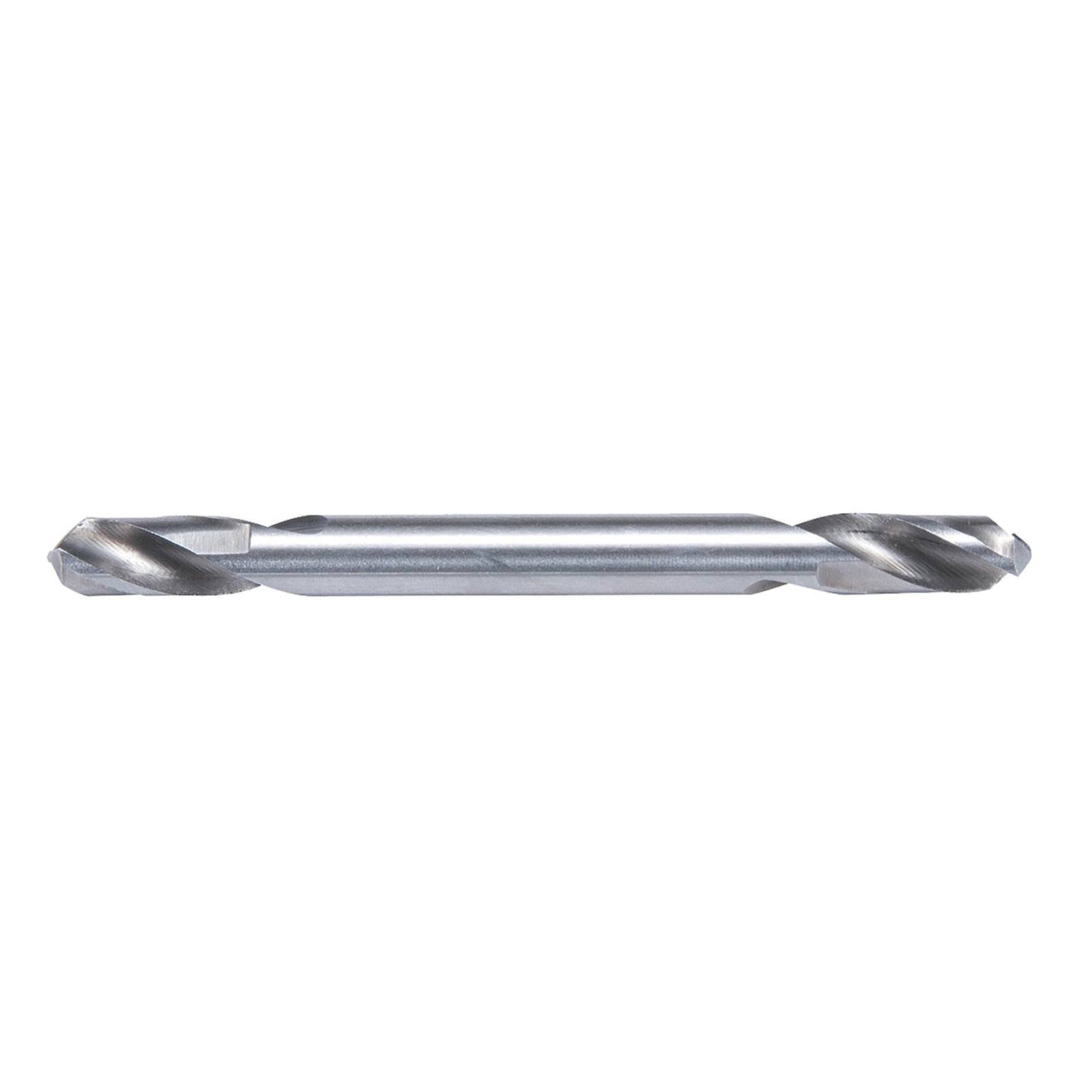 Ein Metallbohrer mit zwei Schneiden an gegenüberliegenden Enden, der zum Bearbeiten präziser Löcher in verschiedenen Materialien verwendet wird.