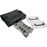 BS Systems L-Boxx 102 schwarz inkl. L-Boxx Mini Deckel transparent + Inset-Box-Set 2tlg BS Systems L-Boxx 102 schwarz inkl. L-Boxx Mini Deckel transparent + Inset-Box-Set 2tlg