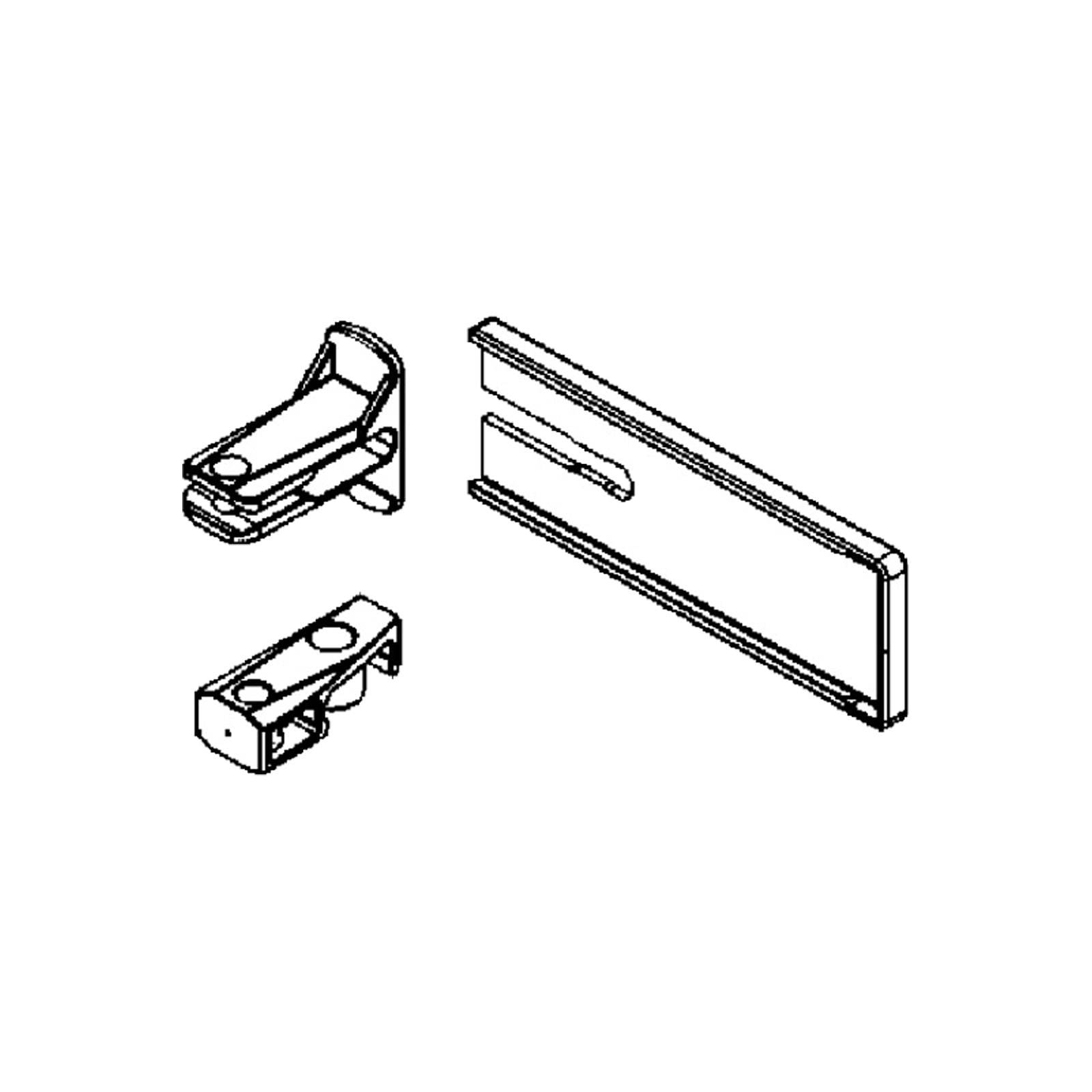 BESSEY Set KRE/KREV (3x Schutzkappen, 2x Werkstückauflagen, 1x Endsicherung)