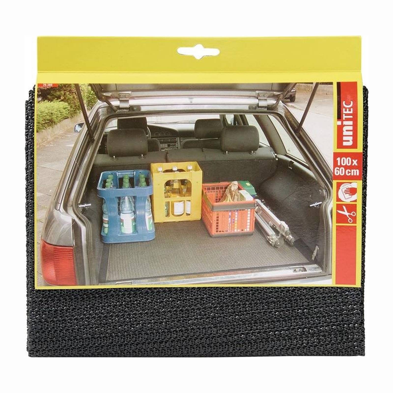 UNITEC Kofferraummatte PVC grau - 75289