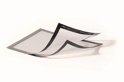 Durable 2x Magnetrahmen mahnethaftend DIN A4 silber - 4985-23
