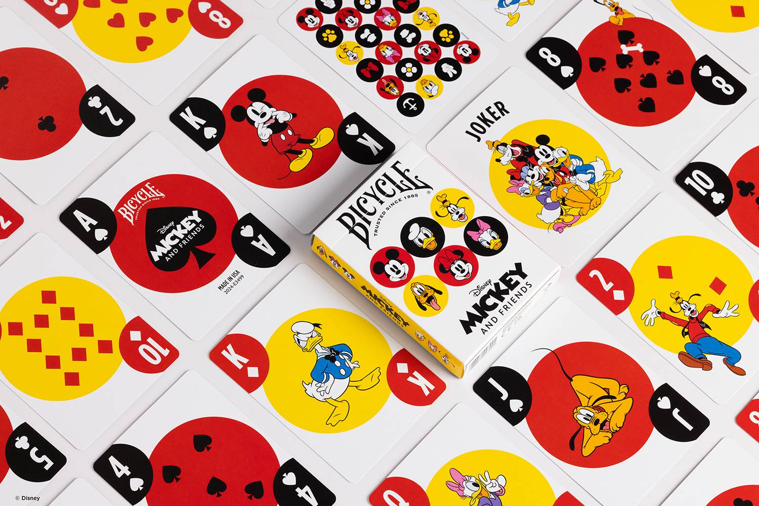 Bicycle® Kartendeck - Disney Mickey & Friends Kartenspiel Spielkarten Pokerkarten