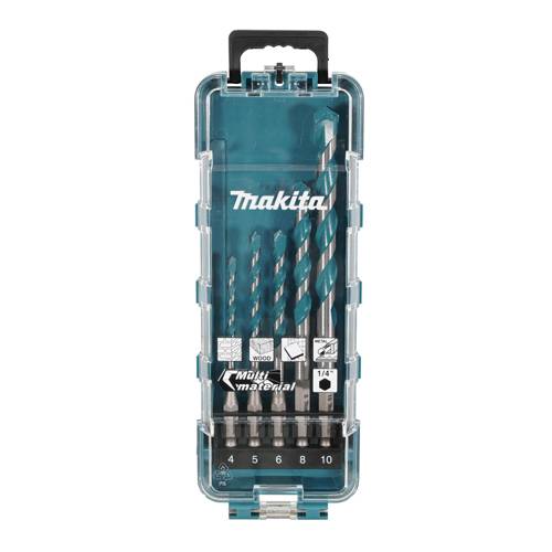 MAKITA E-16732 - Multibohrer-Set (45,0 - 90,0 mm Arbeitslänge | Inhalt 5-teilig)