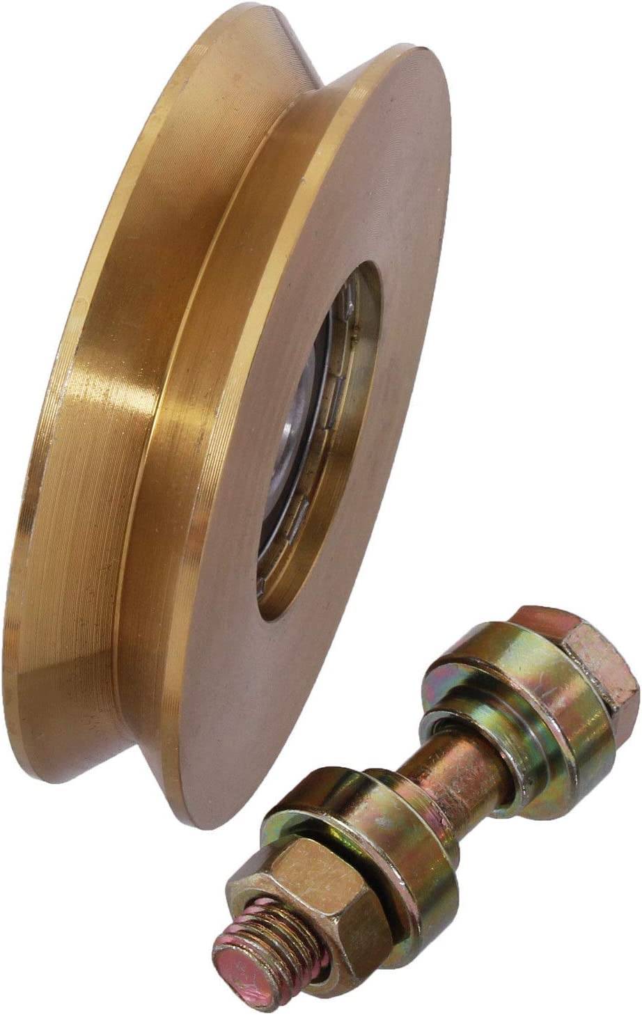 Hochlast Torrolle Laufrolle Schiebetor Rolltür Rolltor Hohlkehle Schiebetür 120mm