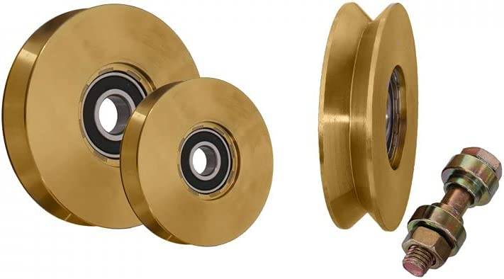 Hochlast Torrolle Laufrolle Schiebetor Rolltür Rolltor Hohlkehle Schiebetür 100mm