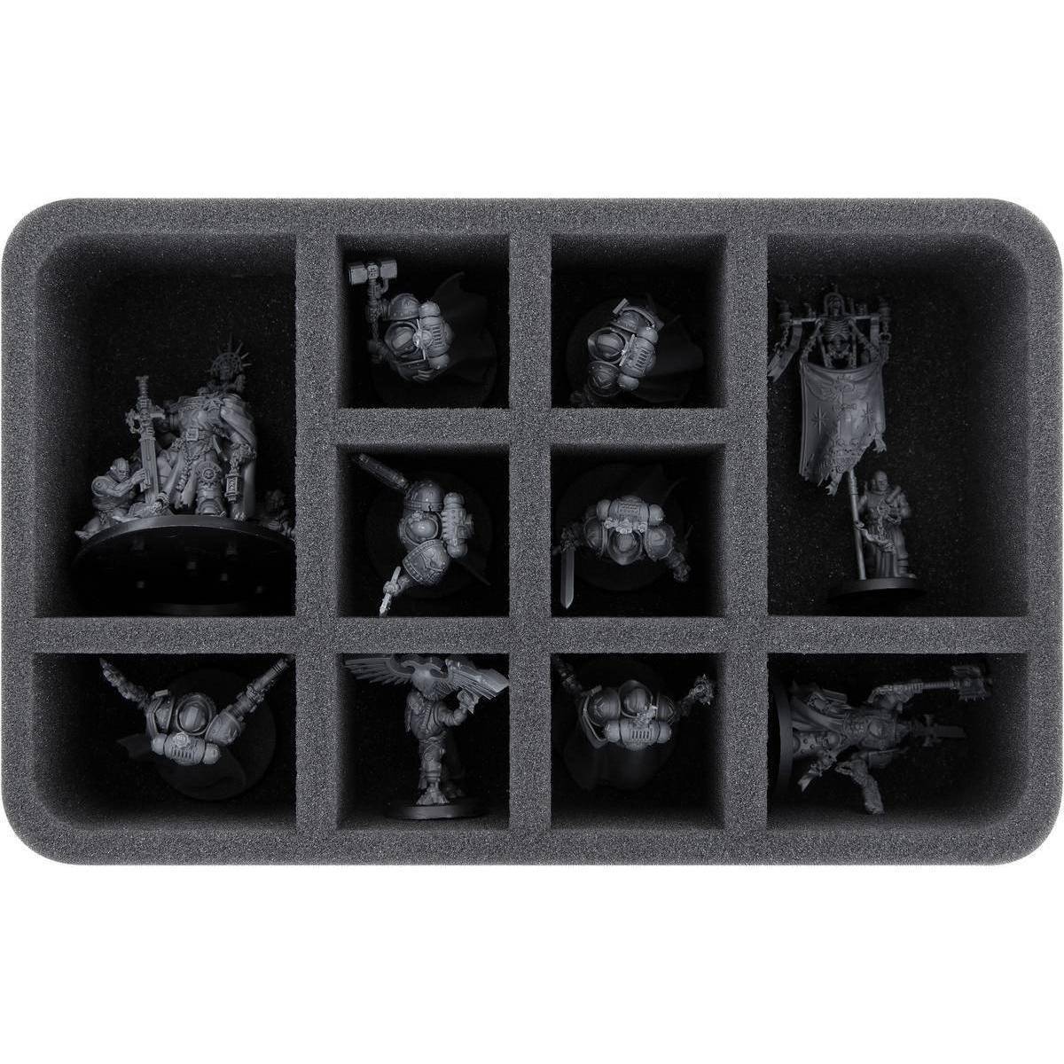 HS070A056 - HS070A056 Feldherr Schaumstoffeinlage für Harlequins - 10 Fächer