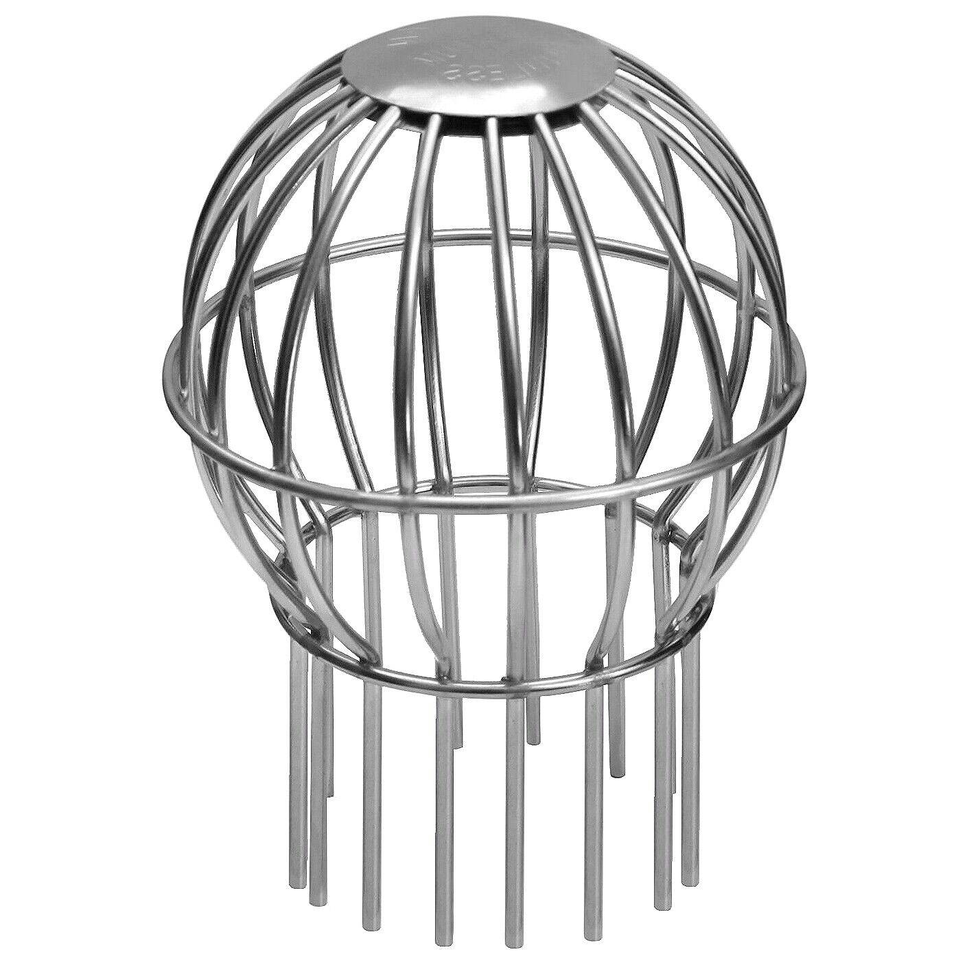 Edelstahl V4A Laubfanggitter Dachrinnensieb Dachrinnenschutz Laubfang Dachrinne 75mm