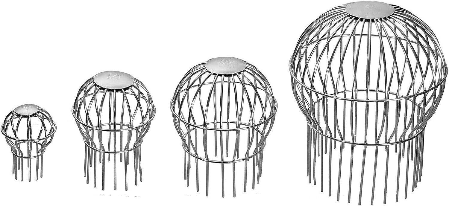 Edelstahl V4A Laubfanggitter Dachrinnensieb Dachrinnenschutz Laubfang Dachrinne 150mm