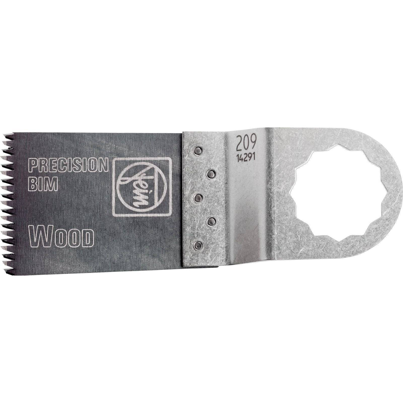 Oszillierendes Sägeblatt mit der Aufschrift 