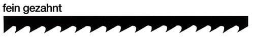 PUK 144x Laubsägeblatt Finis Länge 13 cm Nr. 1 (FEIN) - E511011