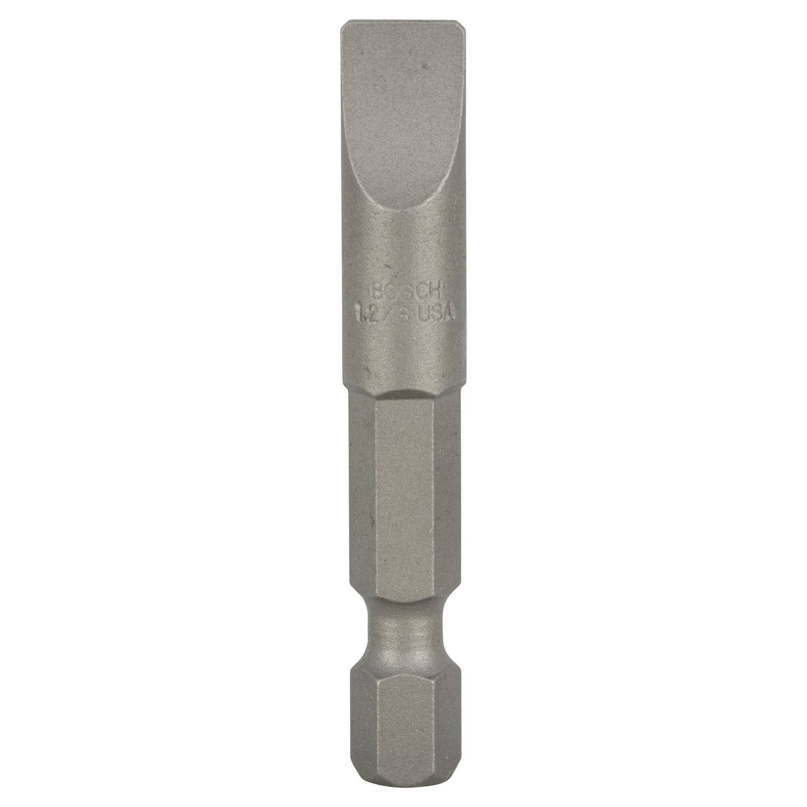 Bosch 3x Schrauberbit Extra-Hart, S 1,2 x 8,0, 49 mm - 2607001485