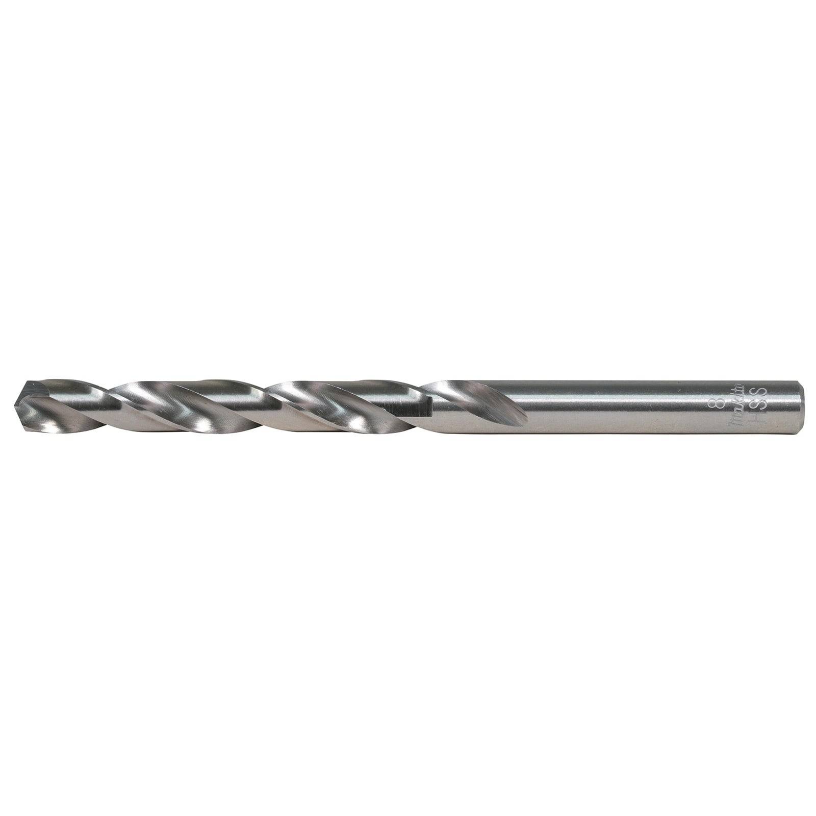 Metallbohrer mit einer Spiralnut-Geometrie, verwendet zum Bohren von Löchern in Metalloberflächen.