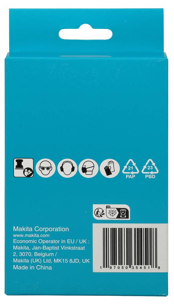 Makita Schleifnetz 80 x 130 mm, A320 80 x 130 mm • A320 • 10 Stk.