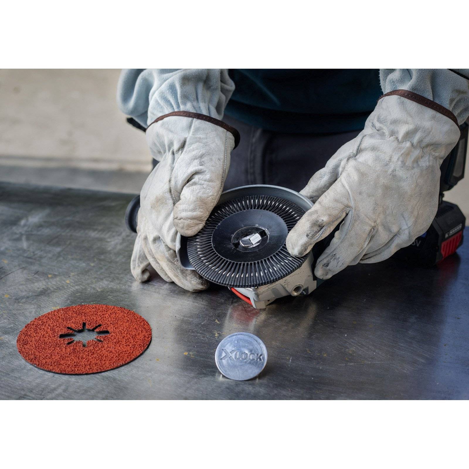 Bosch Musterkarte Expert R782 Prisma Ceramic Fiberscheibe X-LOCK 125 mm 22,23 mm G 36