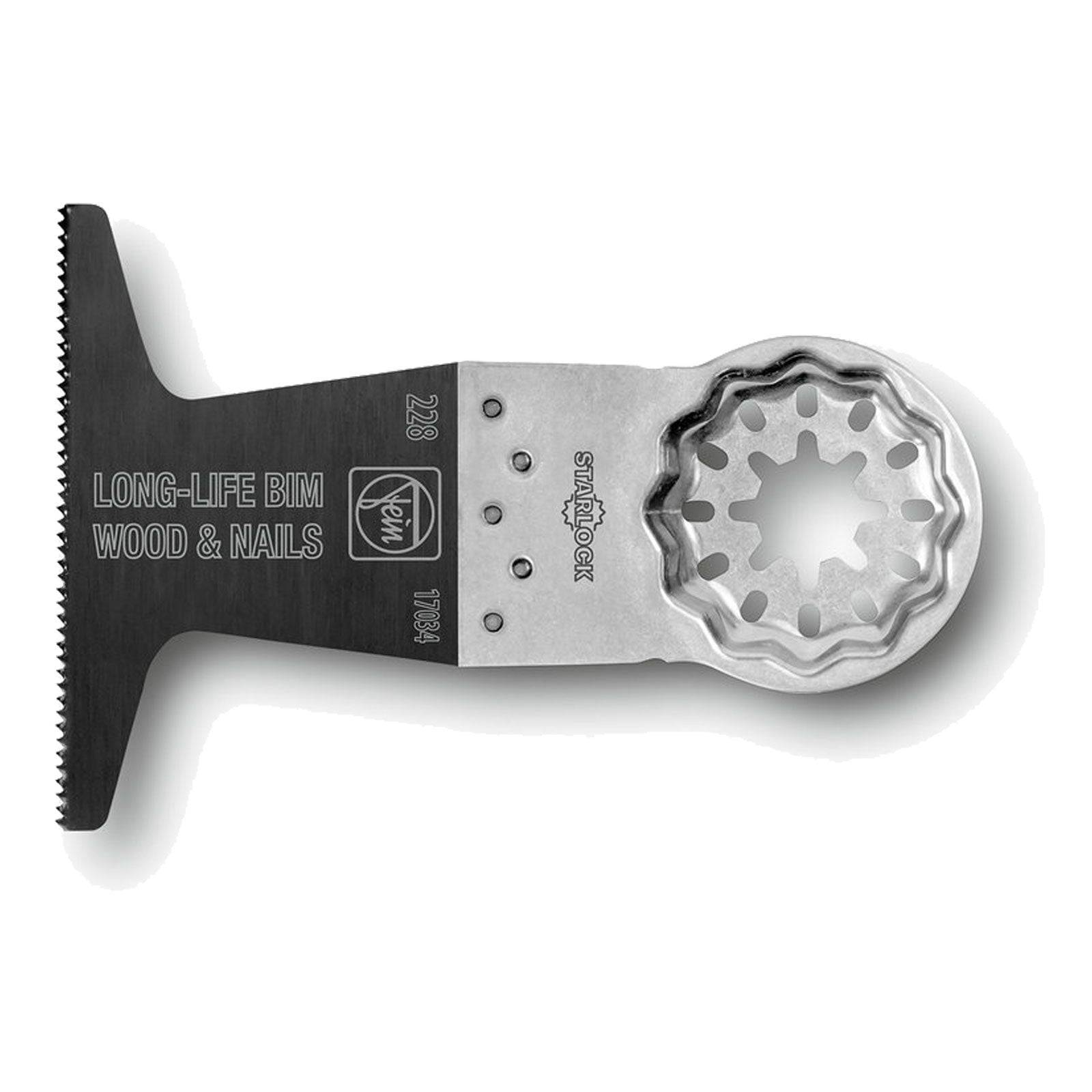 Eine Oszillationswerkzeug-Sägeblatt mit der Bezeichnung 