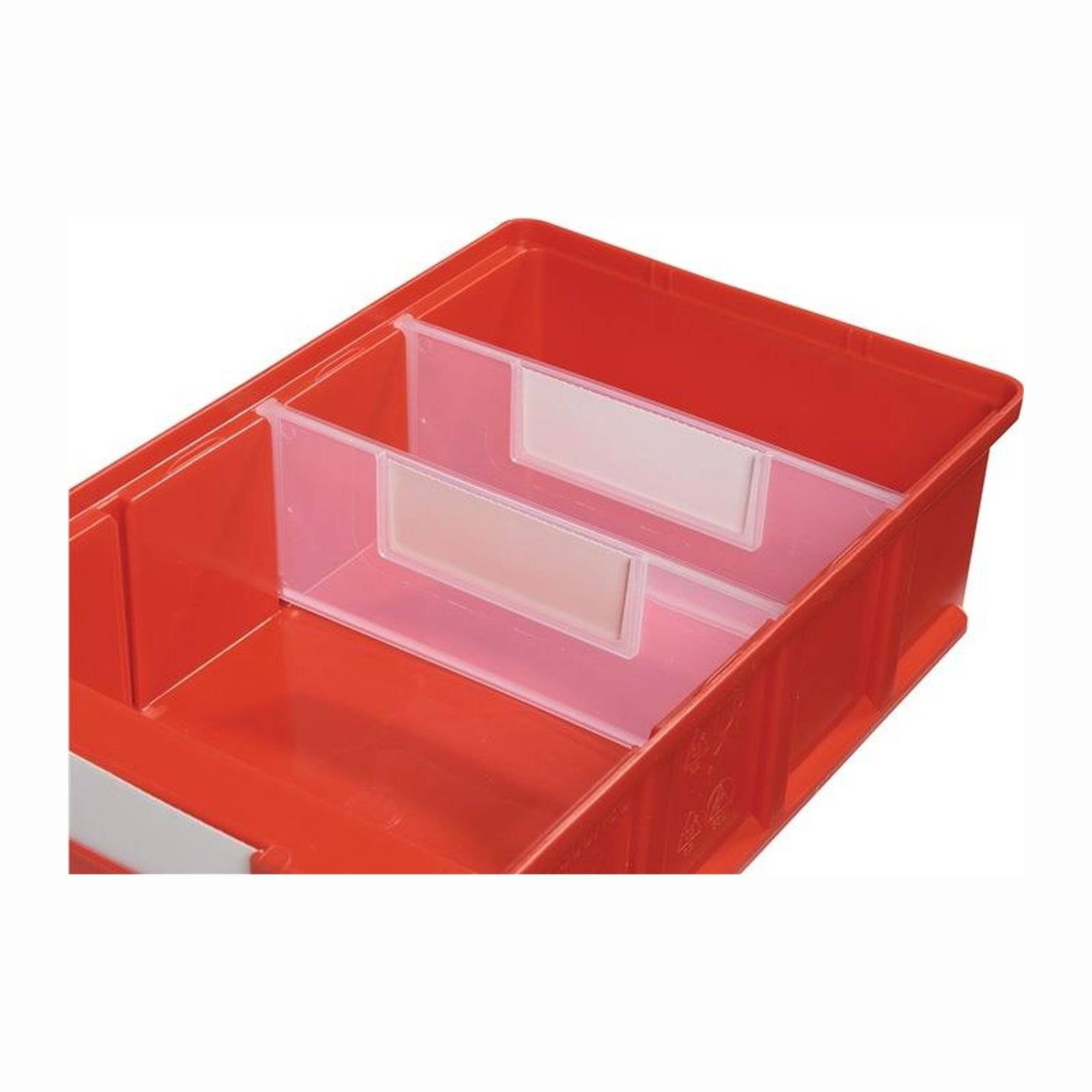 LA-KA-PE 25x Trennwand für Regalkasten B 186 mm - VKB/TR 186 - 25