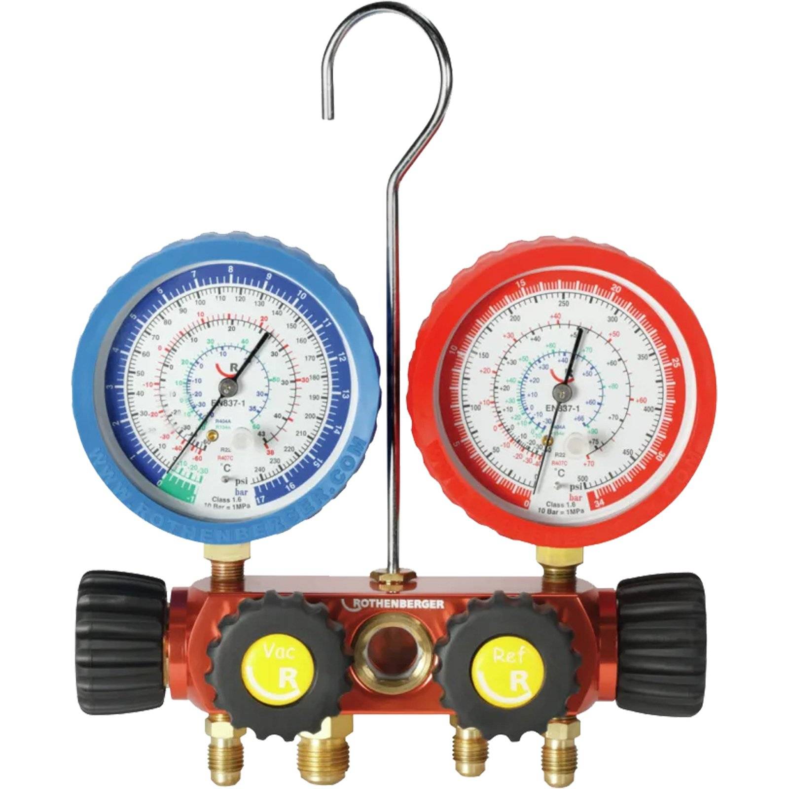 ROTHENBERGER Analoge Monteurhilfe 4-Wege R410A-R32 - 1000001427