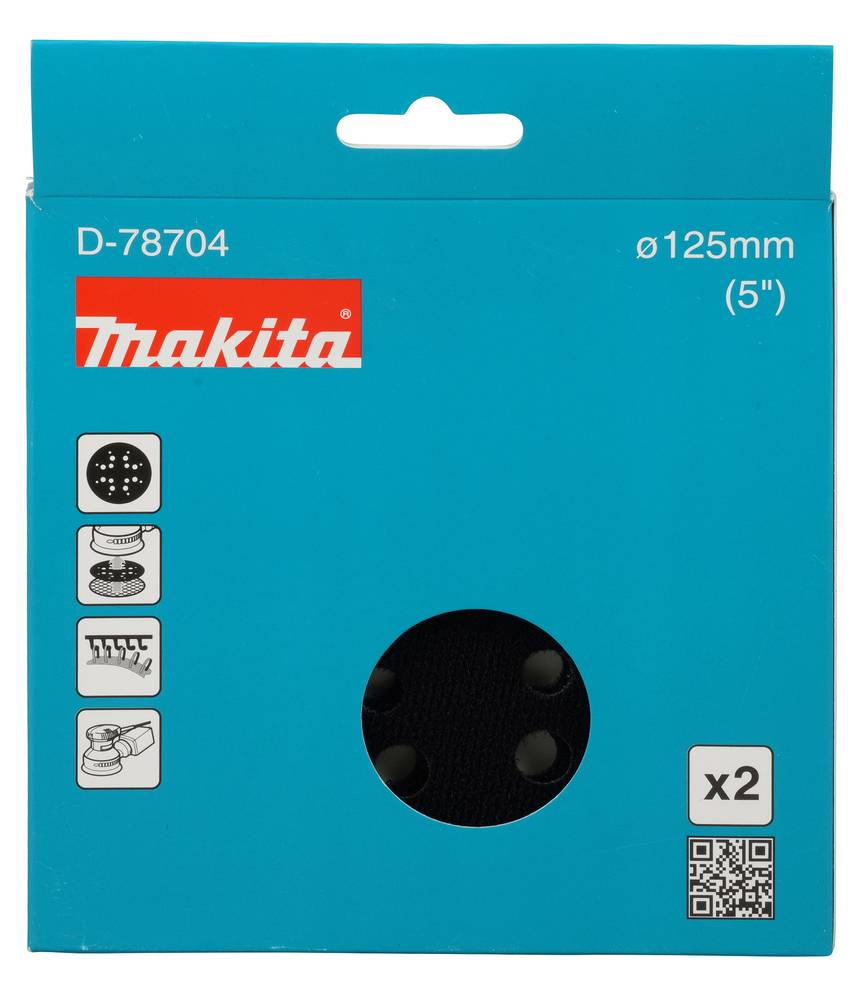 Makita Schutzauflage 125 mm 125 mm • 2 Stk.