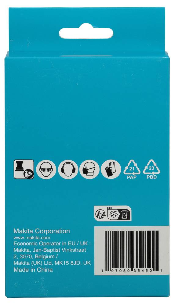 Makita Schleifnetz 80 x 130 mm, A240 80 x 130 mm • A240 • 10 Stk.