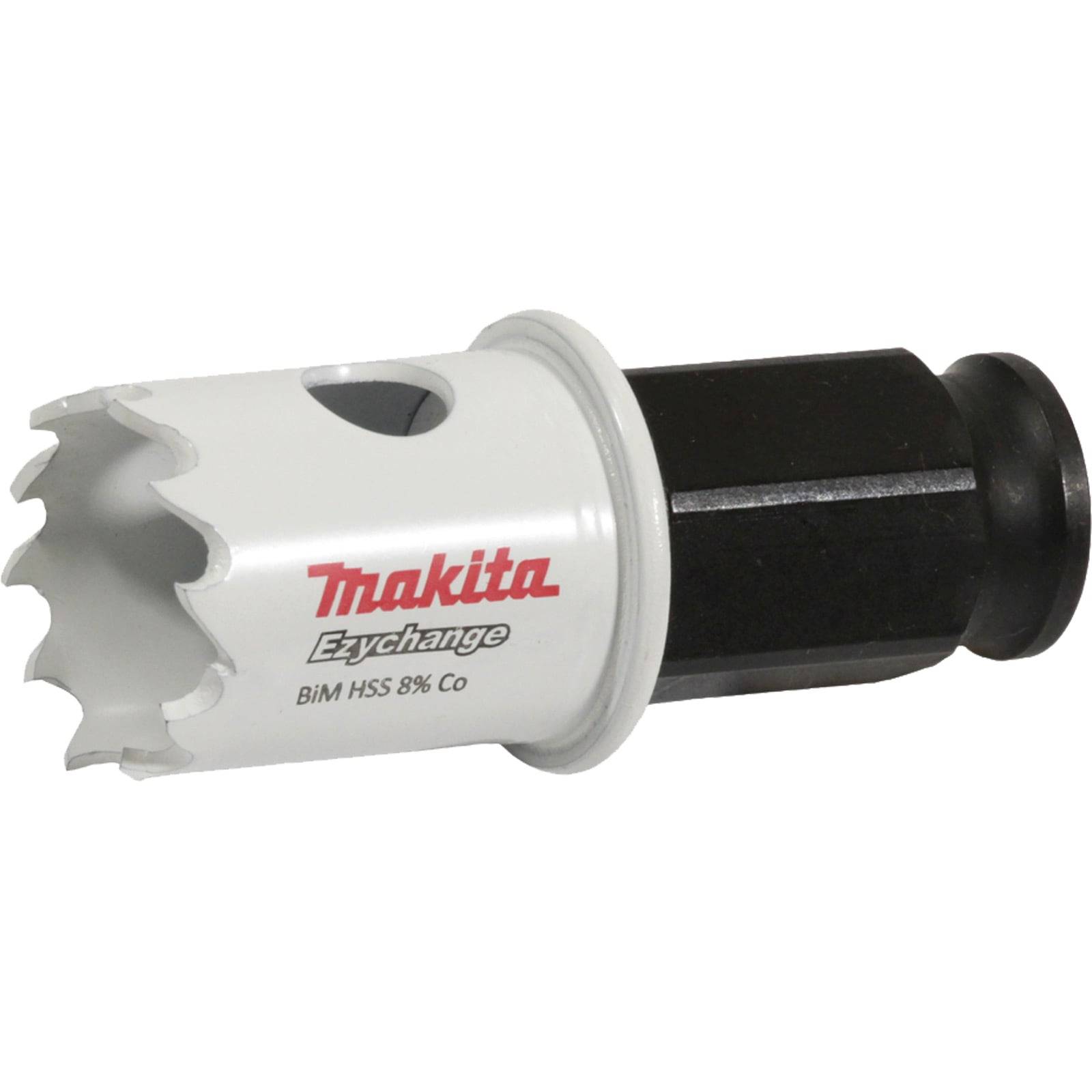Makita Lochsäge mit Ezychange-Funktion, mit Bi-Metall-HSS-Konstruktion und sechskantigem Schaft, entwickelt zum Bohren.