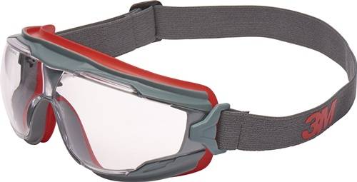 Vollsichtschutzbrille GoggleGear™ GG501V EN 166 Rahmen grau,Gläser klar PC 3M