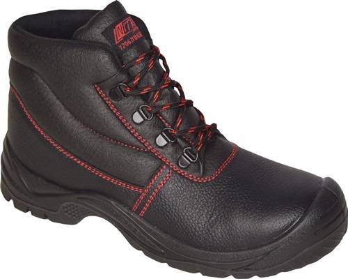Sicherheitsstiefel BASIC STEP MID Gr.40 schwarz S3 SRC EN20345 Volleder NITRAS