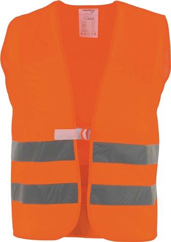 Warnweste Gr.univ.orange EN 20471 Kl.2 ASATEX