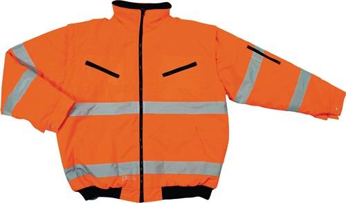 Warnschutz-Pilotenjacke Gr.M orange PREVENT