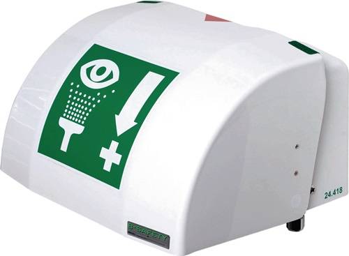 Augendusche PremiumLine m.Auffangbecken+Abdeck.Wm.3/8 AG Zoll B-SAFETY