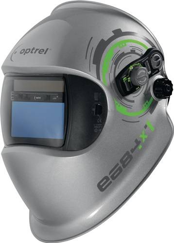 Schweißerschutzhelm Optrel e684 silber 90x110mm DIN 5-13 OPTREL